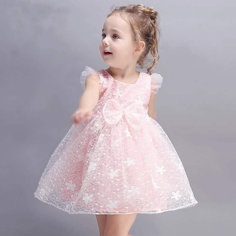 Baby Girl Sleeveless Princess Evening Party Dress childrensterritory