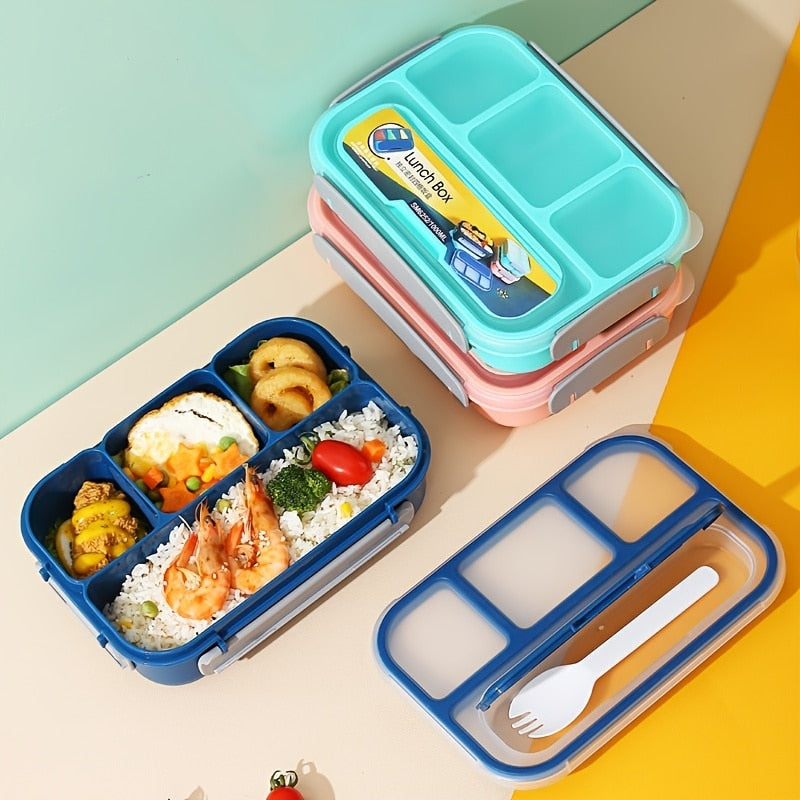 Insulated Kids Plastic Food Container, 1 Piece Lunch Box childrensterritory