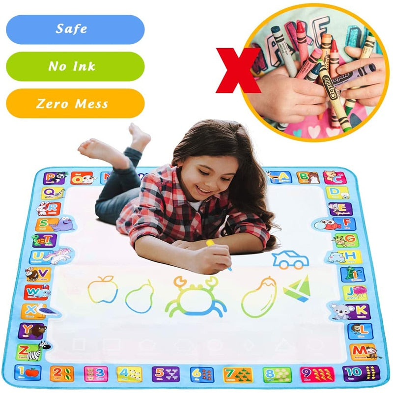 Water Doodle Mat with Magic Pens for Kids childrensterritory
