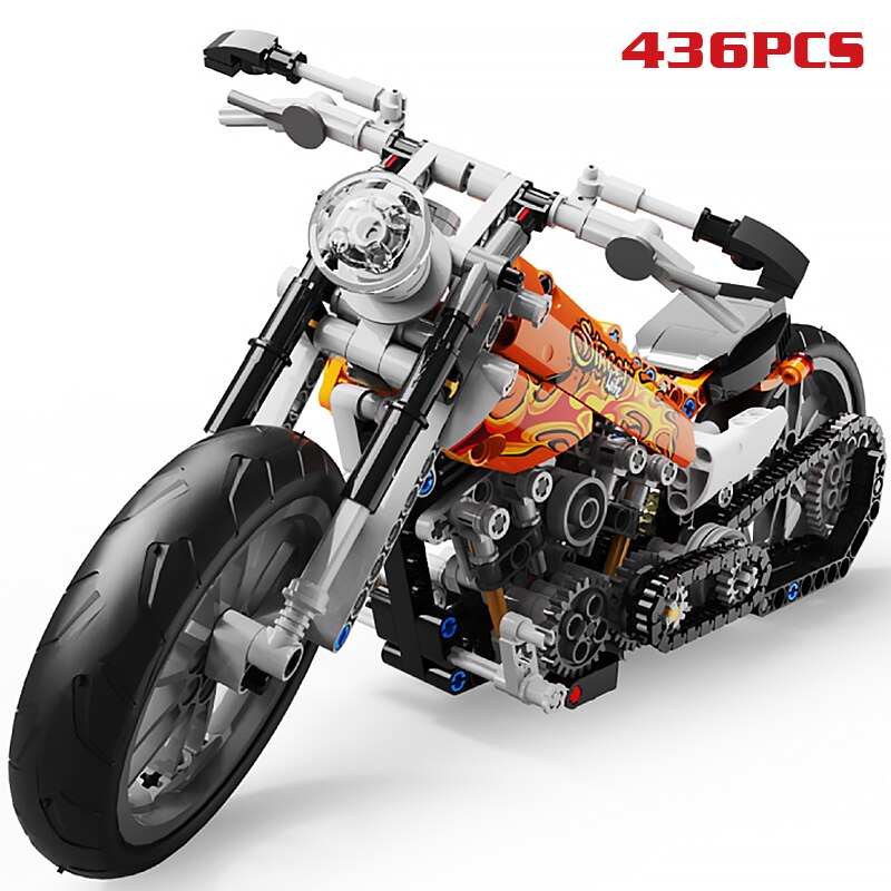 Racing Motorcycle Building Blocks Toys For Children childrensterritory