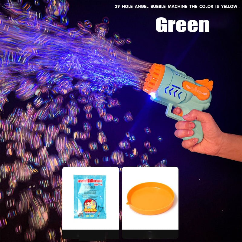 Electric Soap Bubble Gun Toys for Kids childrensterritory
