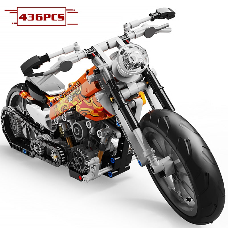 Racing Motorcycle Building Blocks Toys For Children childrensterritory