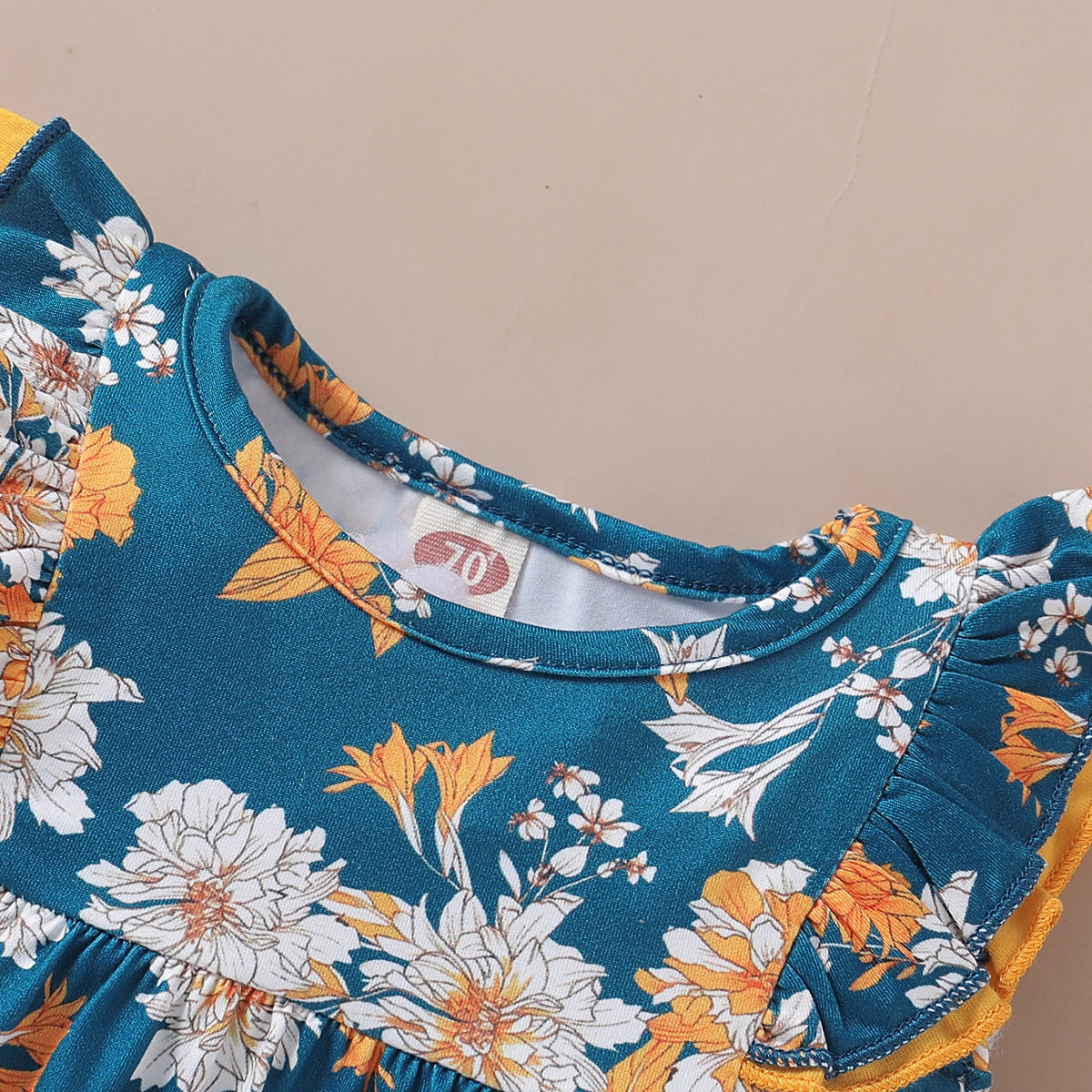Baby/Kid Girl 2Pcs Flower Top & Pant Clothing Set childrensterritory
