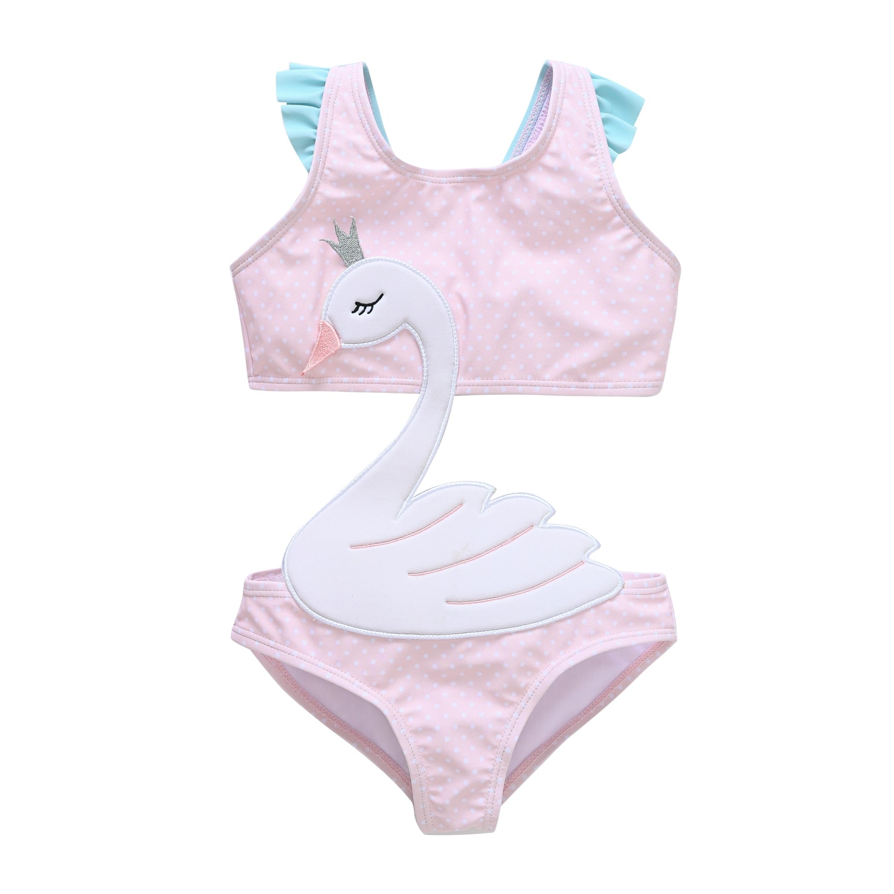 Belly Protection Whole Swimsuit for Baby/Kids Girls childrensterritory