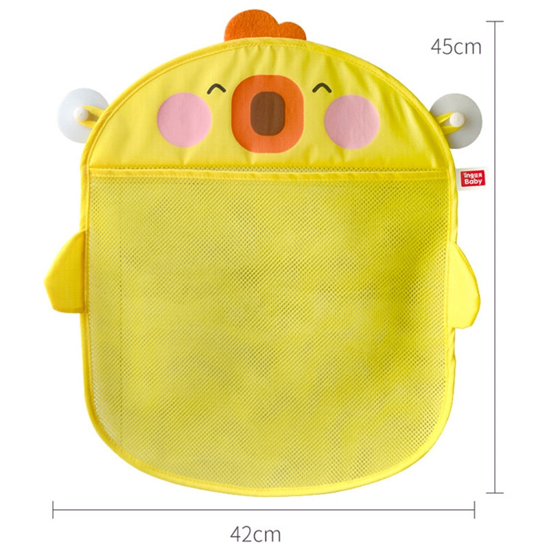 Duck Shape Bathroom Toy Storage Mesh Bag childrensterritory