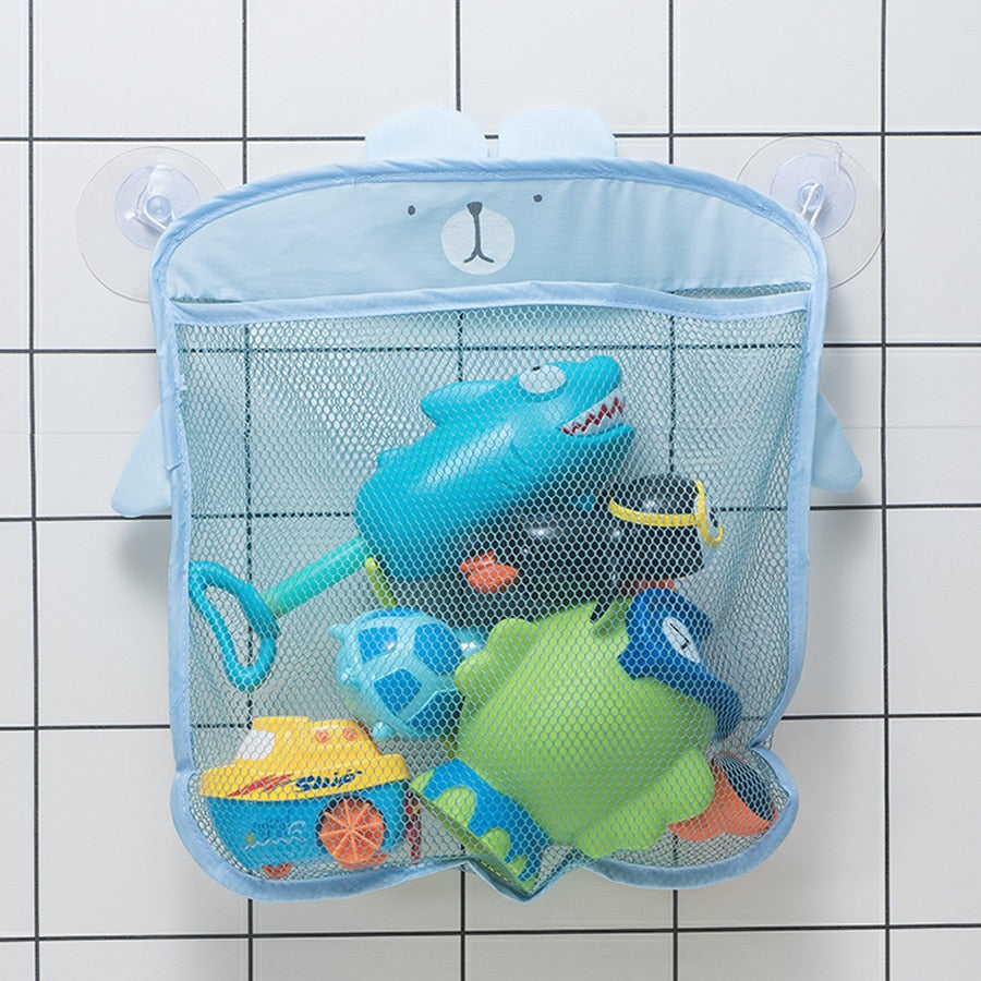 Duck Shape Bathroom Toy Storage Mesh Bag childrensterritory