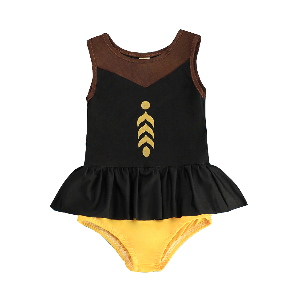 Cartoon Princess 2Pcs Swimwear for kids Girls childrensterritory