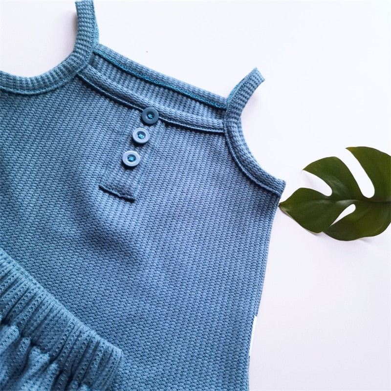 Baby/Toddler Summer Solid Clothes Sets childrensterritory