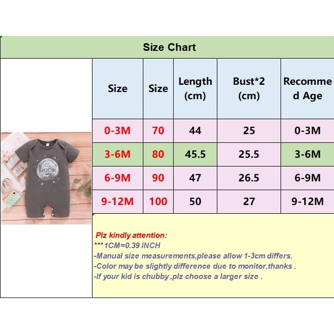 Newborn Boys Short Sleeves Letter Print Bodysuit childrensterritory