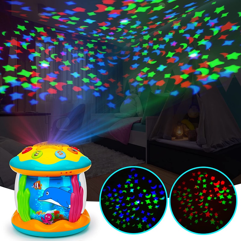 Babies Musical Rotary Projector Montessori Toy childrensterritory
