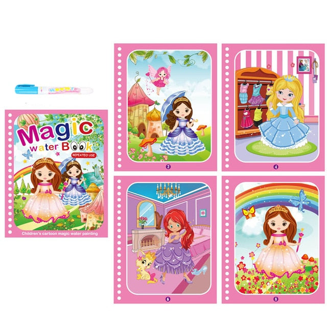 Reusable Water Drawing Book Toys for Kids childrensterritory