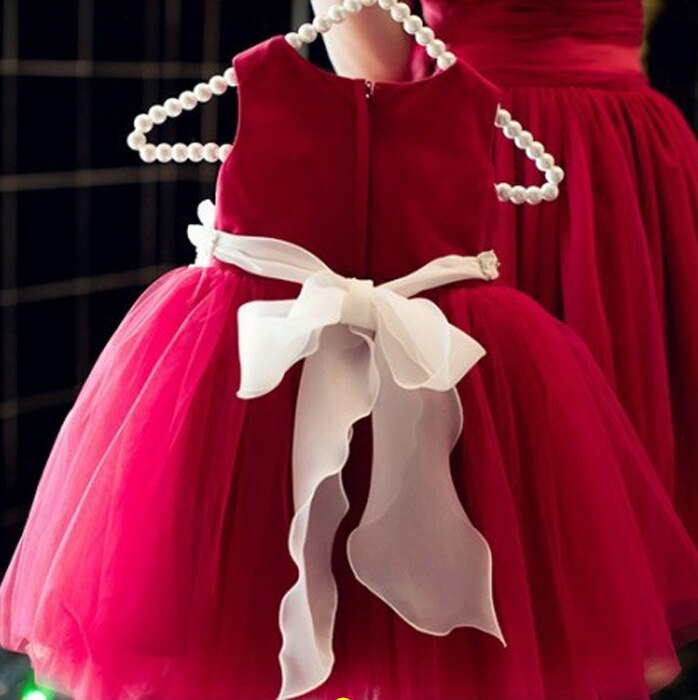 Sleeveless Tulle Party/Wedding Dresses For Kids Girls childrensterritory