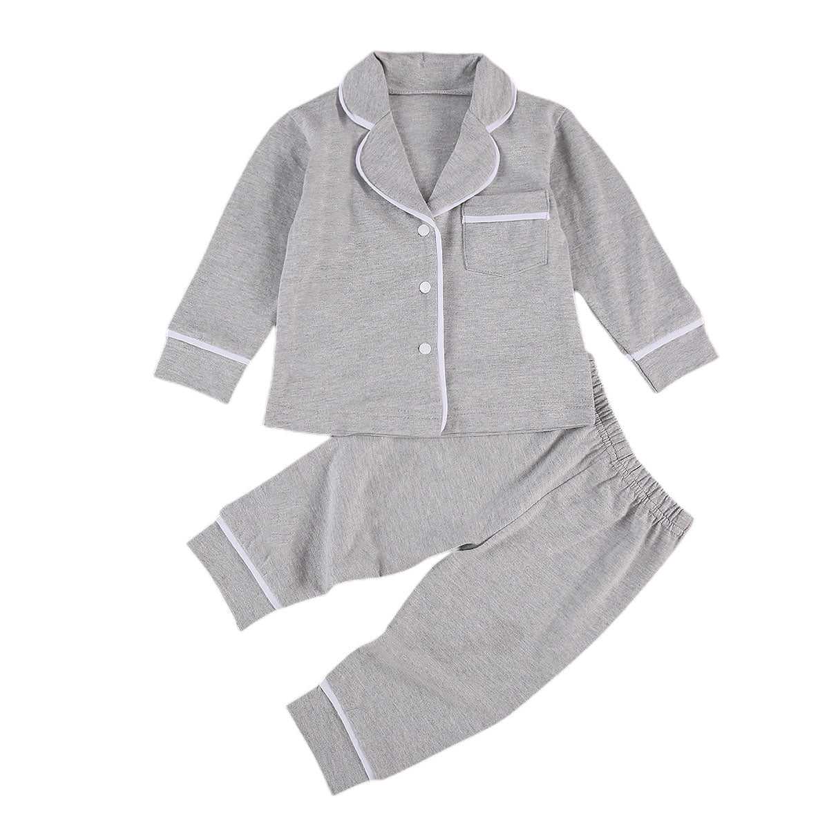 Toddler Girls Boys 2Pcs Cotton Pajama Sets childrensterritory