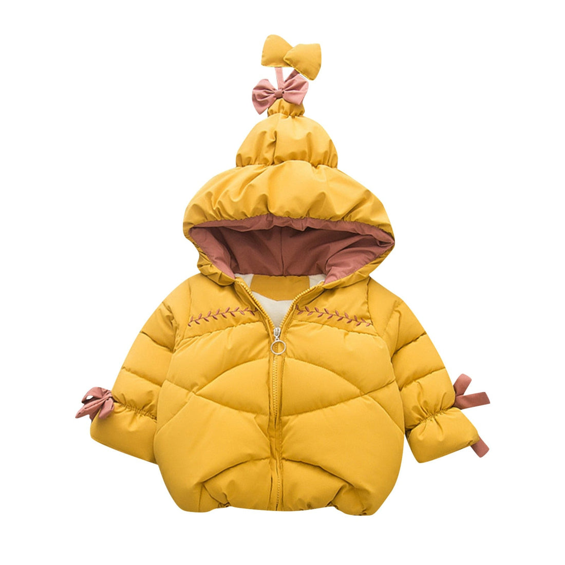 Toddler/Kids Girls Boys Thick Down Hooded Parka childrensterritory