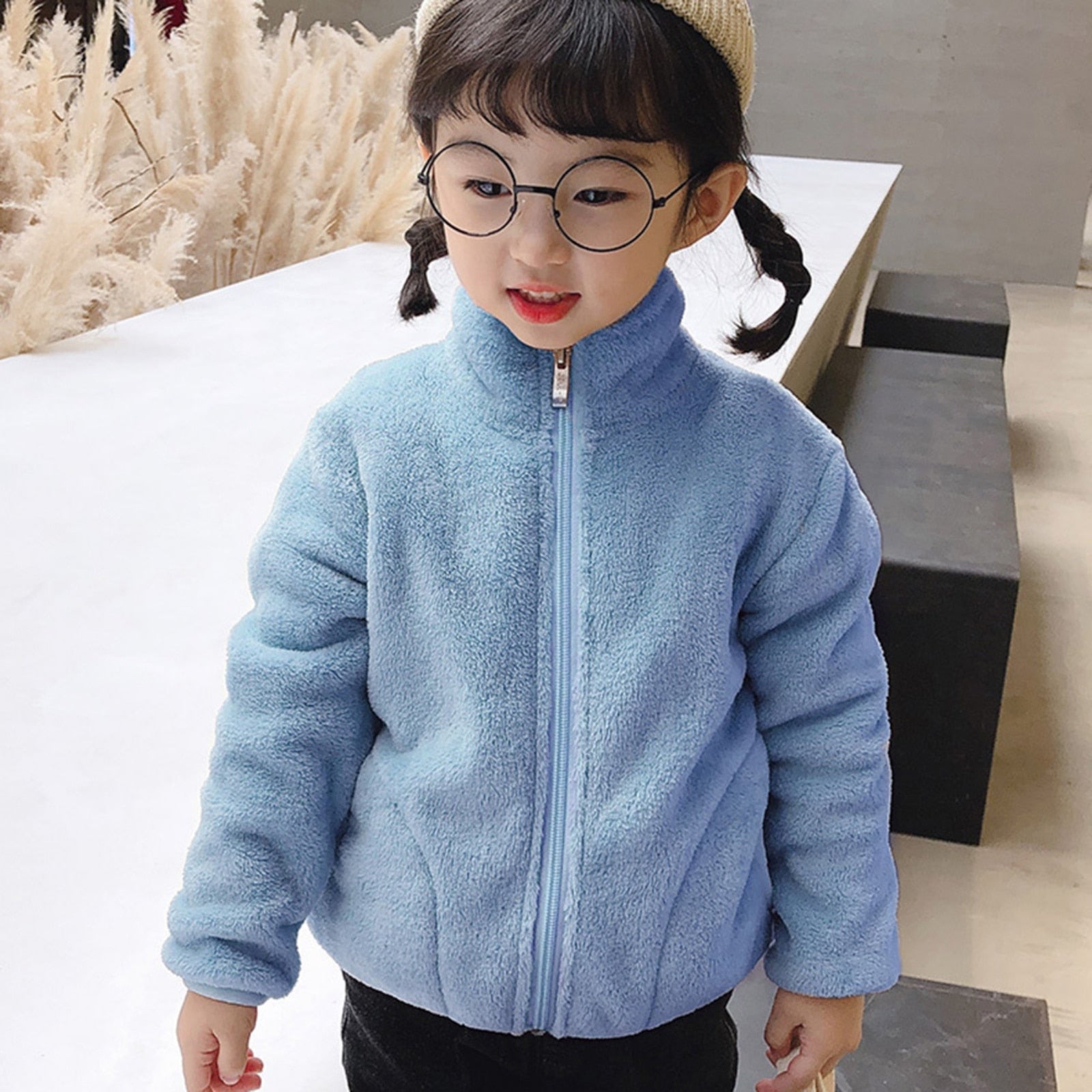 Toddler/Kids Plush Warm Fleece Jacket/Coat childrensterritory