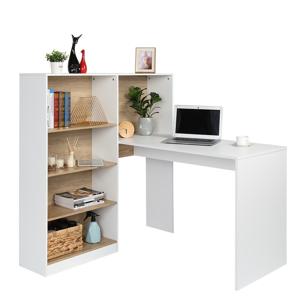 Triamine Steel Table With Four Bookshelf/Office Desk childrensterritory