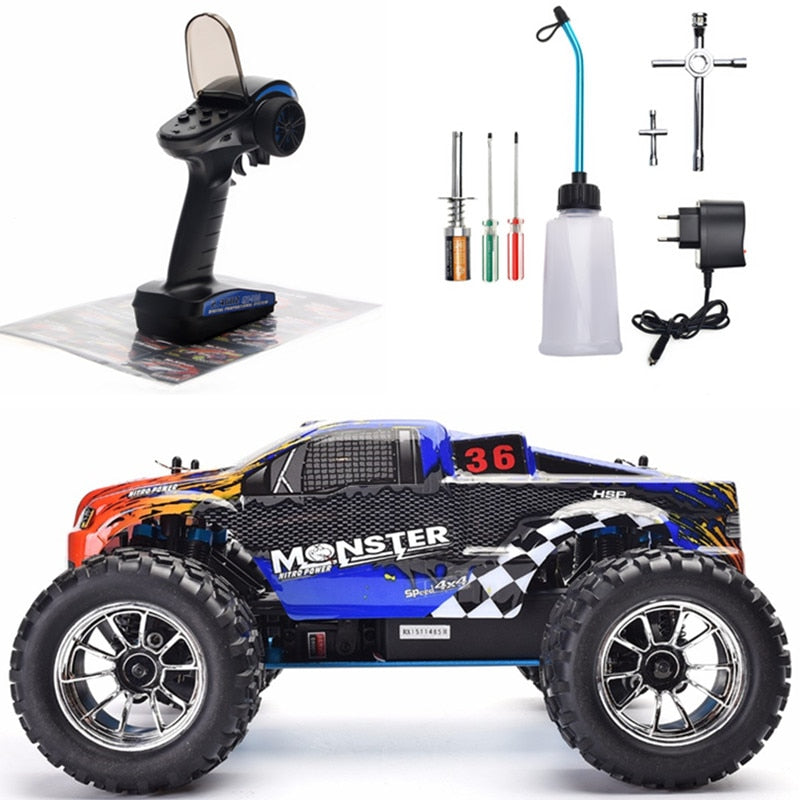 Two Speed Off Road Monster RC Truck/Hobby Car childrensterritory