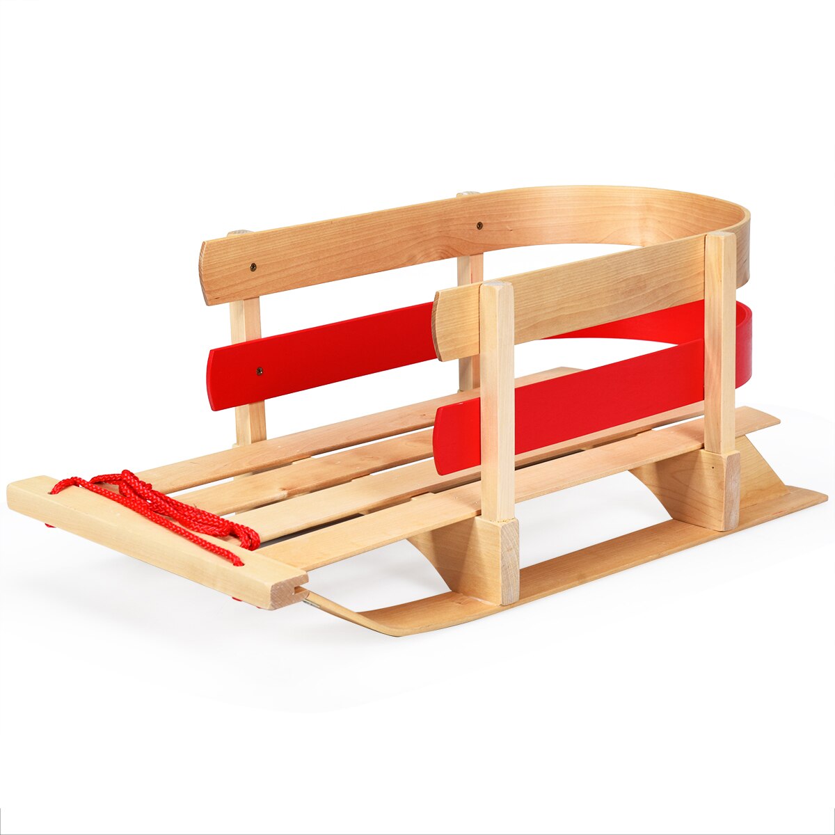 Wooden Sled w/ Solid Wood Seat for Toddler childrensterritory