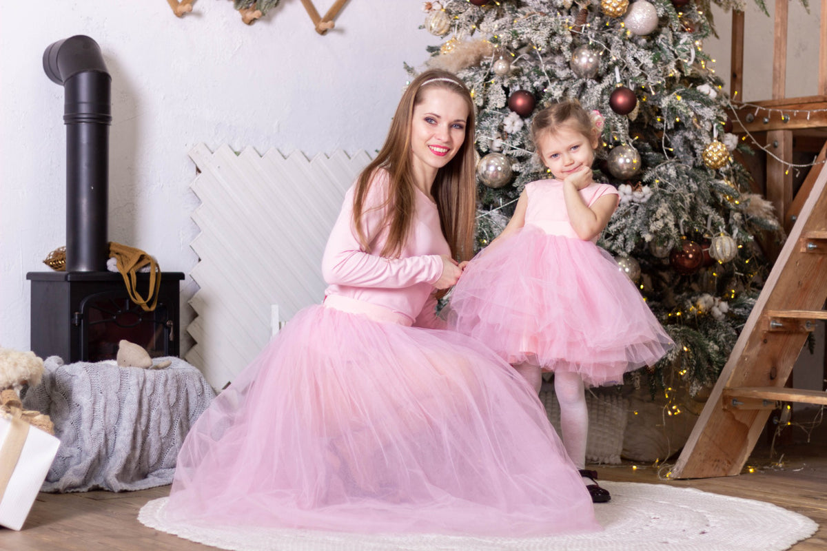 mother daughter matching dress