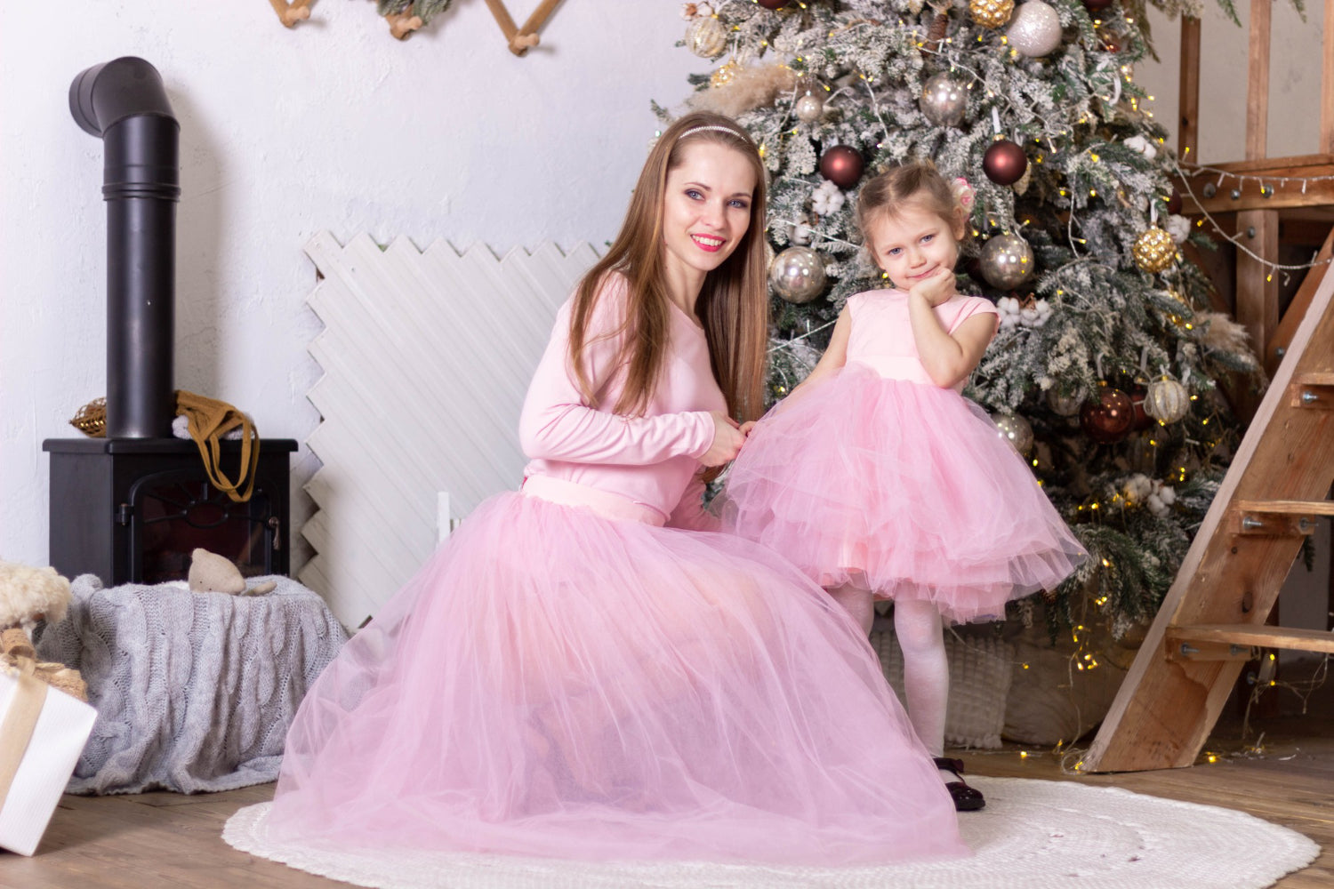 mother daughter matching dress