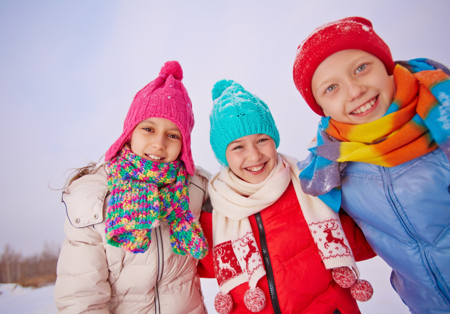 kids scarves and gloves