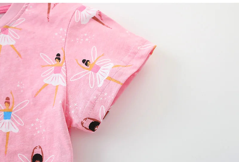 Belle Girls Print Casual Summer Clothing Set for Kids Girls childrensterritory