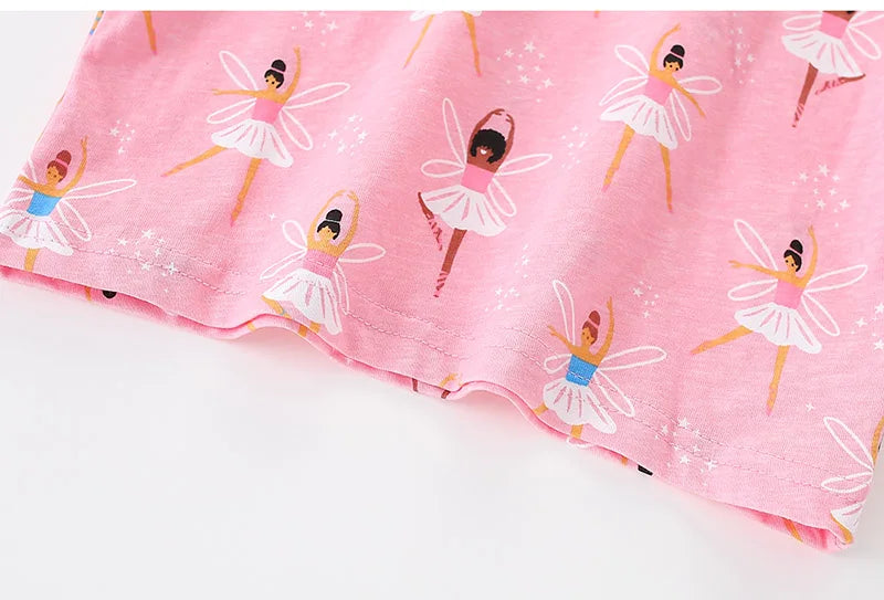 Belle Girls Print Casual Summer Clothing Set for Kids Girls childrensterritory