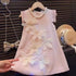 Girls Sleeveless 3D Flower Decoration Summer Dresses childrensterritory