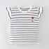 Striped Print Cotton Short-sleeve Kids Girls Tees childrensterritory