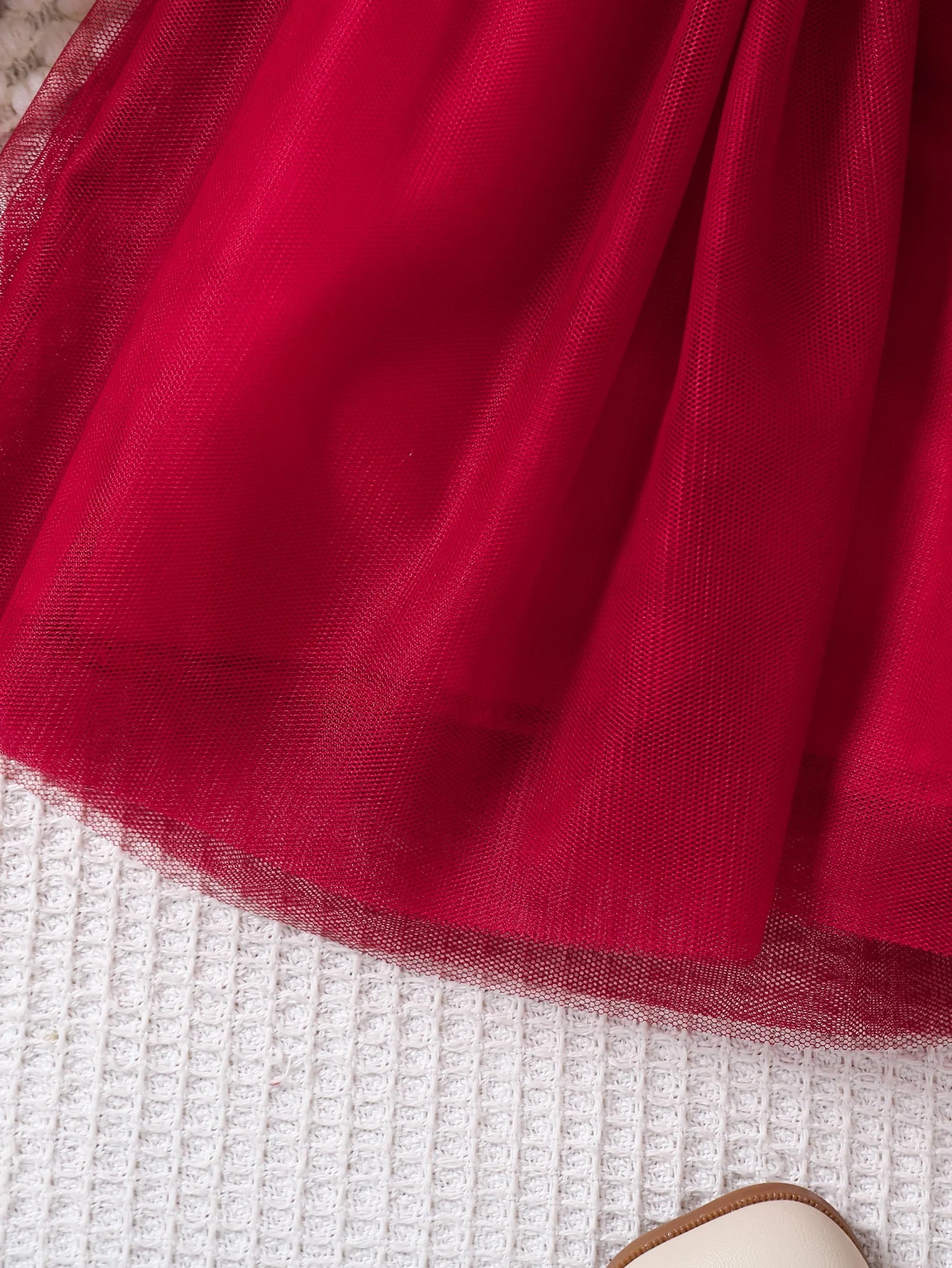 Girls' Round Neck Long Sleeves Party Dresses