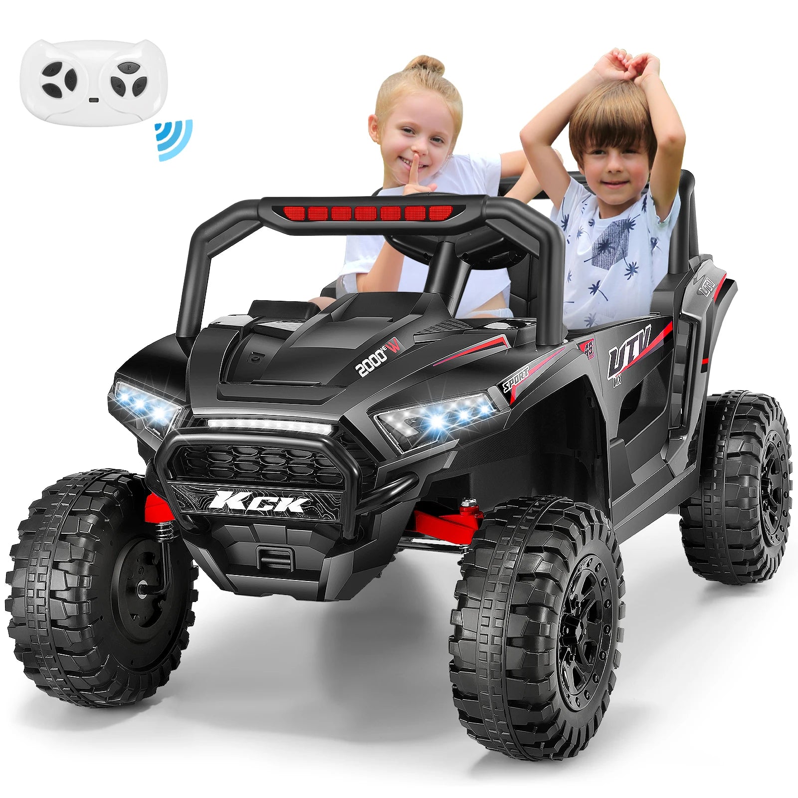 RC 24V Off-Road Electric 2 Seater Ride on Car UTV for Kids childrensterritory
