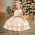 Elegant Formal Bow Puff Flower Girl Dresses for Birthday childrensterritory