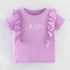 Kids Girls Casual Cartoon Design Cotton Top Tees childrensterritory
