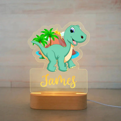 Personalized Cartoon Animal Design Night Light for Kids Room childrensterritory