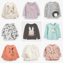 Full-Sleeve Cartoon Design Cotton T-Shirts For Girls childrensterritory
