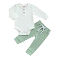 Ribbed Stripe Soft Cotton Romper Pants for Baby childrensterritory