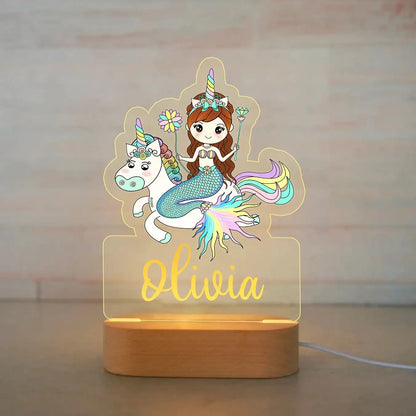 Personalized Cartoon Animal Design Night Light for Kids Room childrensterritory