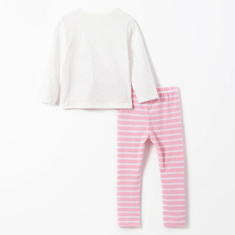 Kids Girls 2pc Cotton T-shirt and Pants Clothes Sets childrensterritory