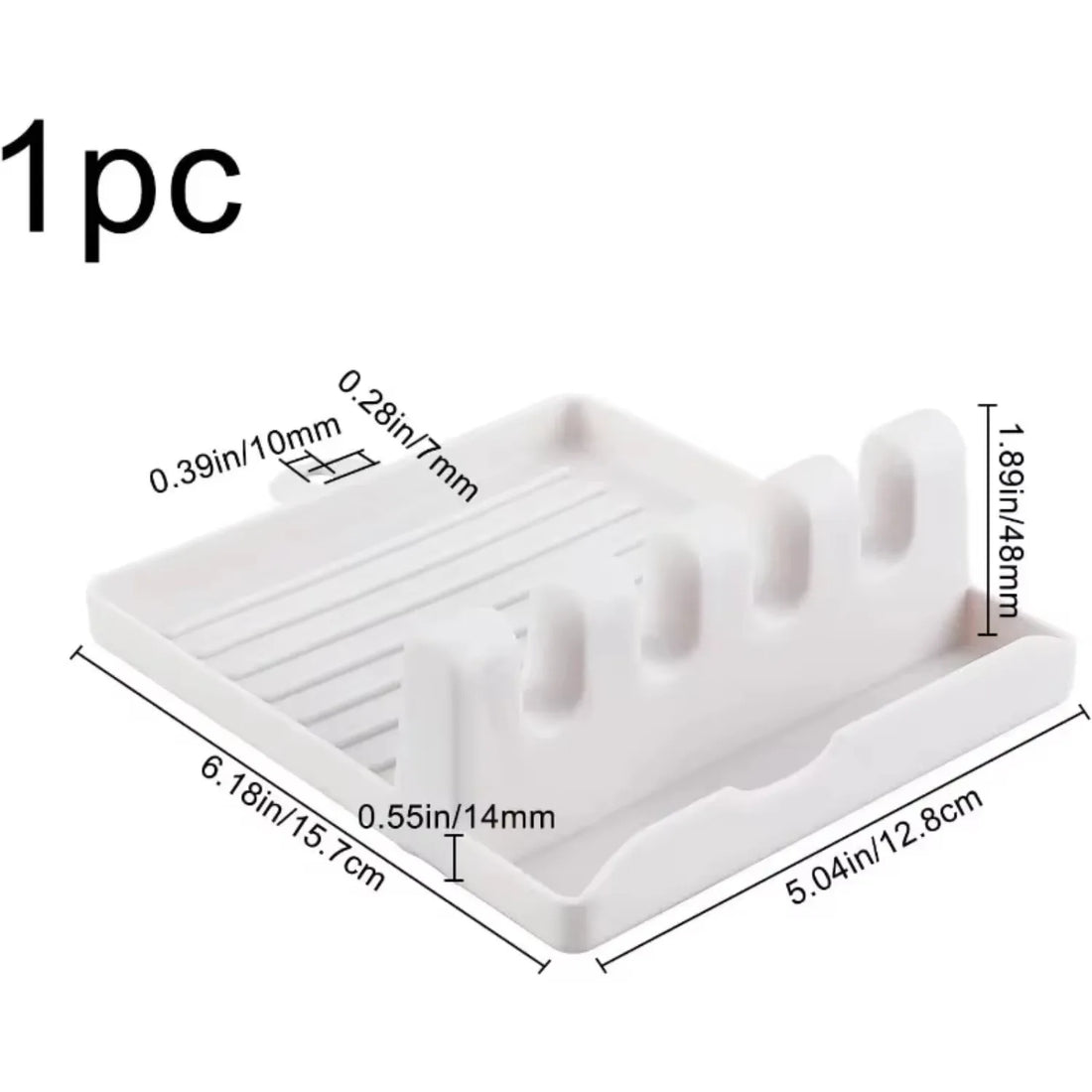 1Pc 4 Slots Painting Brushes Rest Drip Tray for Kids childrensterritory