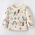 Full-Sleeve Cartoon Design Cotton T-Shirts For Girls childrensterritory
