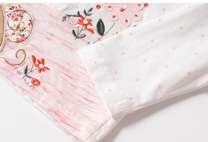 Kids Girls 2pc Cotton T-shirt and Pants Clothes Sets childrensterritory