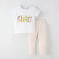 Half-Sleeves Casual Summer Outfits For Girls childrensterritory