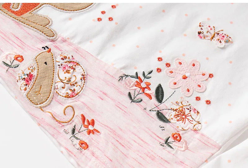 Kids Girls 2pc Cotton T-shirt and Pants Clothes Sets childrensterritory