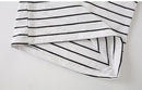 Striped Print Cotton Short-sleeve Kids Girls Tees childrensterritory