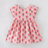 A-LINE Flower Print Little Girls Casual Summer Dress childrensterritory