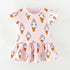 Kids Girls Floral Print Casual Cotton Dresses for Summer childrensterritory