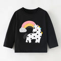 Full-Sleeve Cartoon Design Cotton T-Shirts For Girls childrensterritory