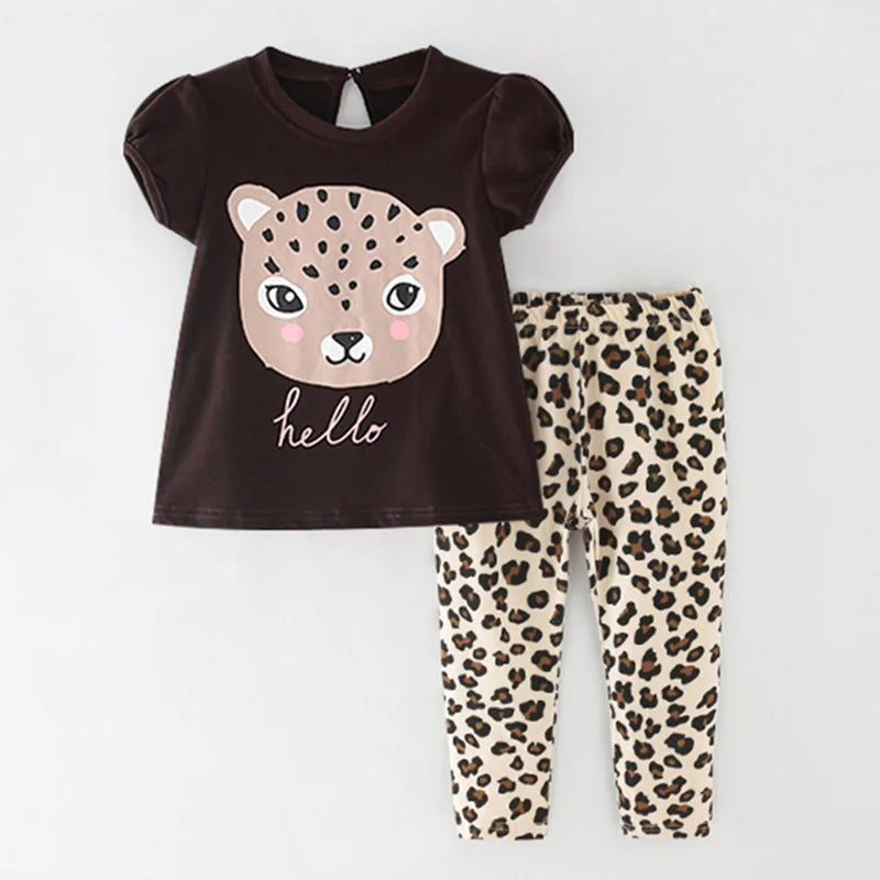 Half-Sleeves Casual Summer Outfits For Girls childrensterritory