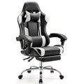 Adjustable Swivel Gaming Chair with Headrest and Spine Support childrensterritory