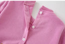 Little Girls Floral Print Casual Warm A-LINE Dresses childrensterritory